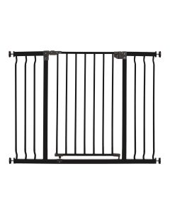 Puerta de seguridad extra ancha Liberty (99 a 106 cm) - Negra